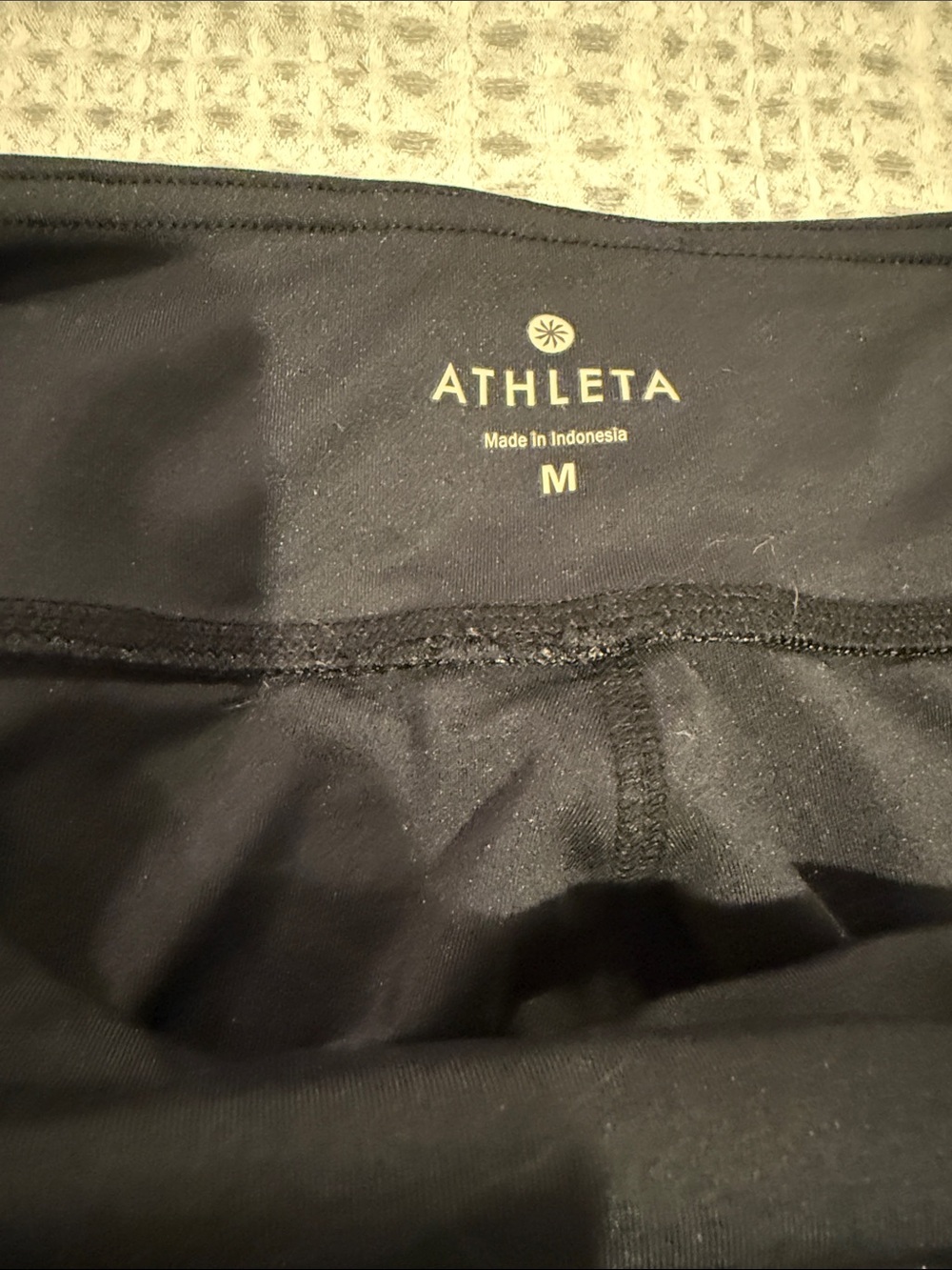 Athleta Dark Charcoal Twist Hem Mini Skirt - Picture 3 of 5